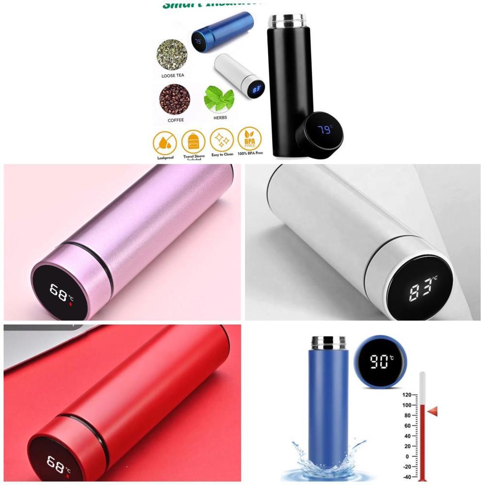 Smart LED  Temperature Display Indicator Insulated Stainless Steel Hot & Cold Flask Bottle