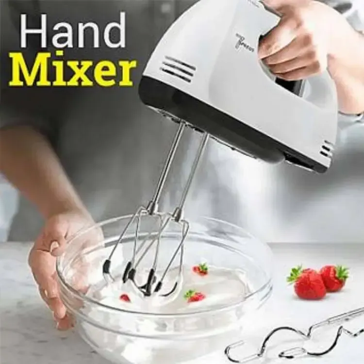 7 Speed Electric Hand Mixer Egg Beater Cake Baking Home Handheld small beater