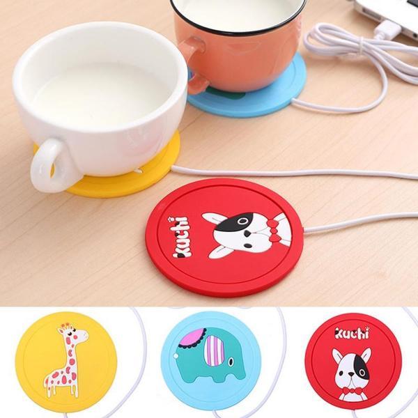 USB Thermostatic Coaster Heating Electric Heating Heated Mugs Drink Warmer Pad