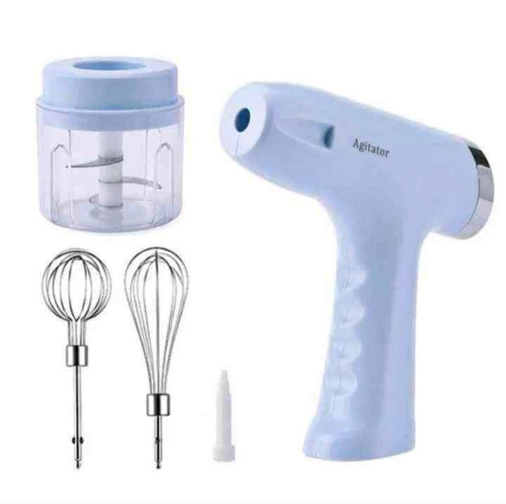 3 in 1 Wireless Rechargeable Portable Food Blender Chopper  Beater