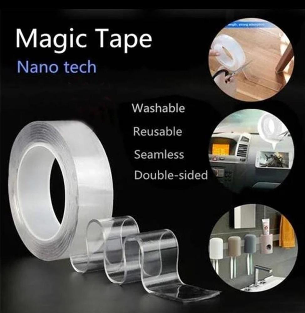 MAGIC TAPE DOUBLE SIDED 3MM